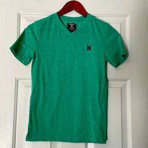 Boys green Hurley v-neck tee